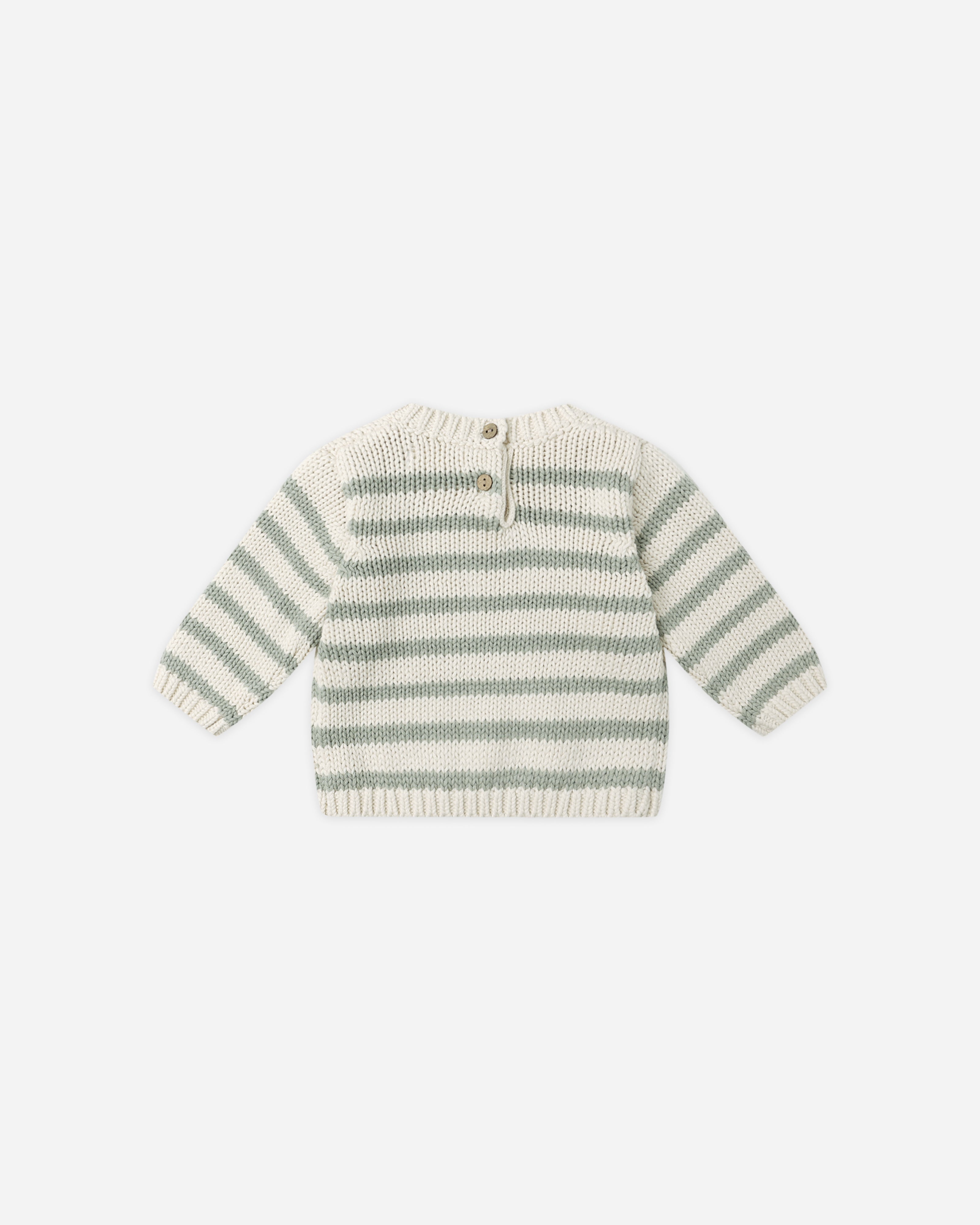 Quincy Mae Rex Sweater - Fern Stripe
