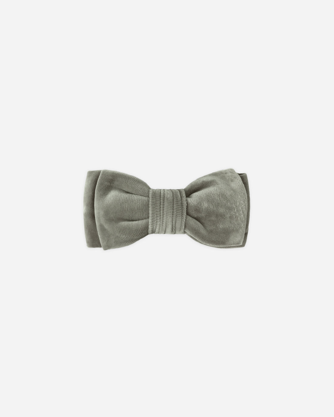 Quincy Mae Velour Bow Headband - Forest