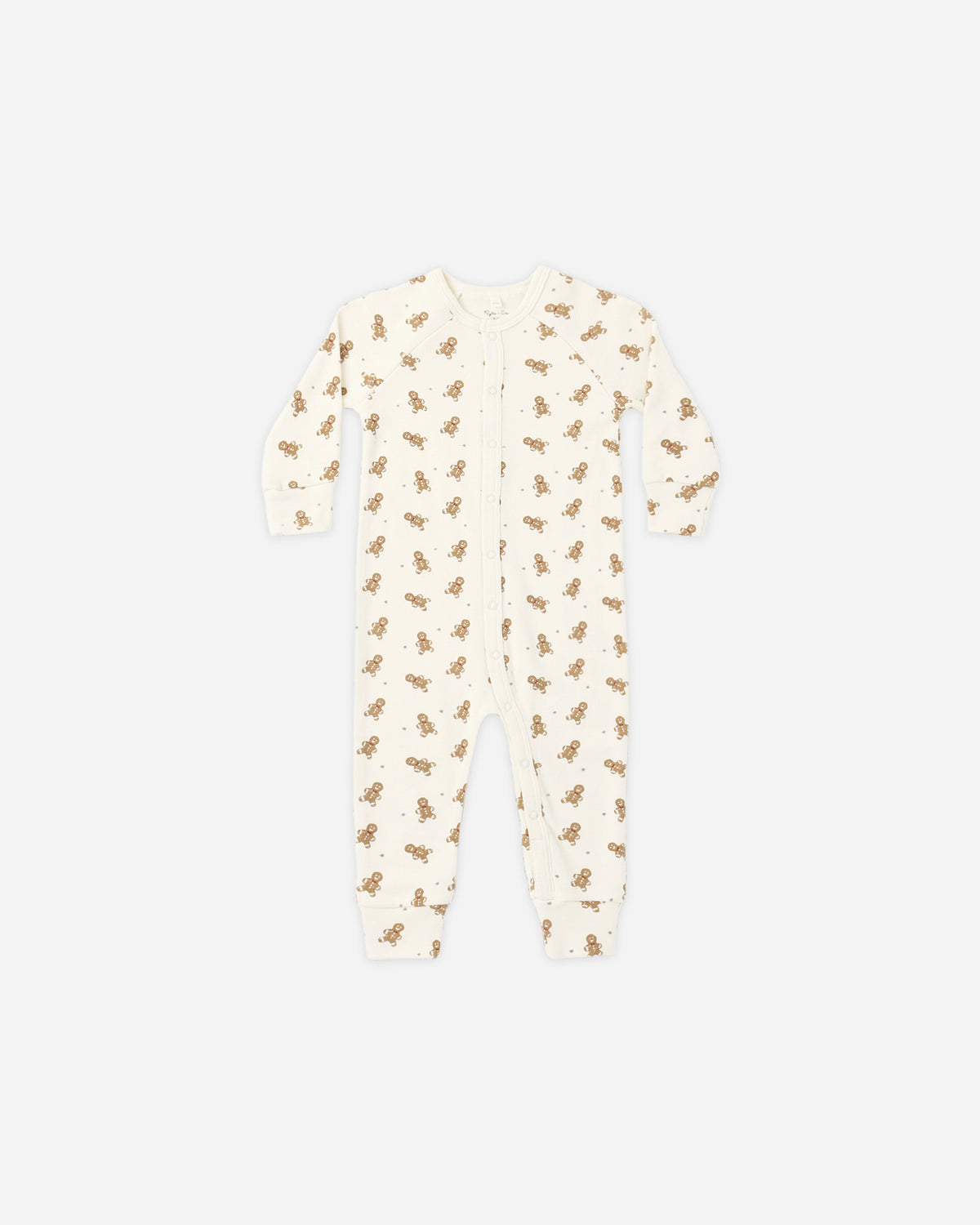 Rylee + Cru Organic Long John Pajamas - Gingerbread