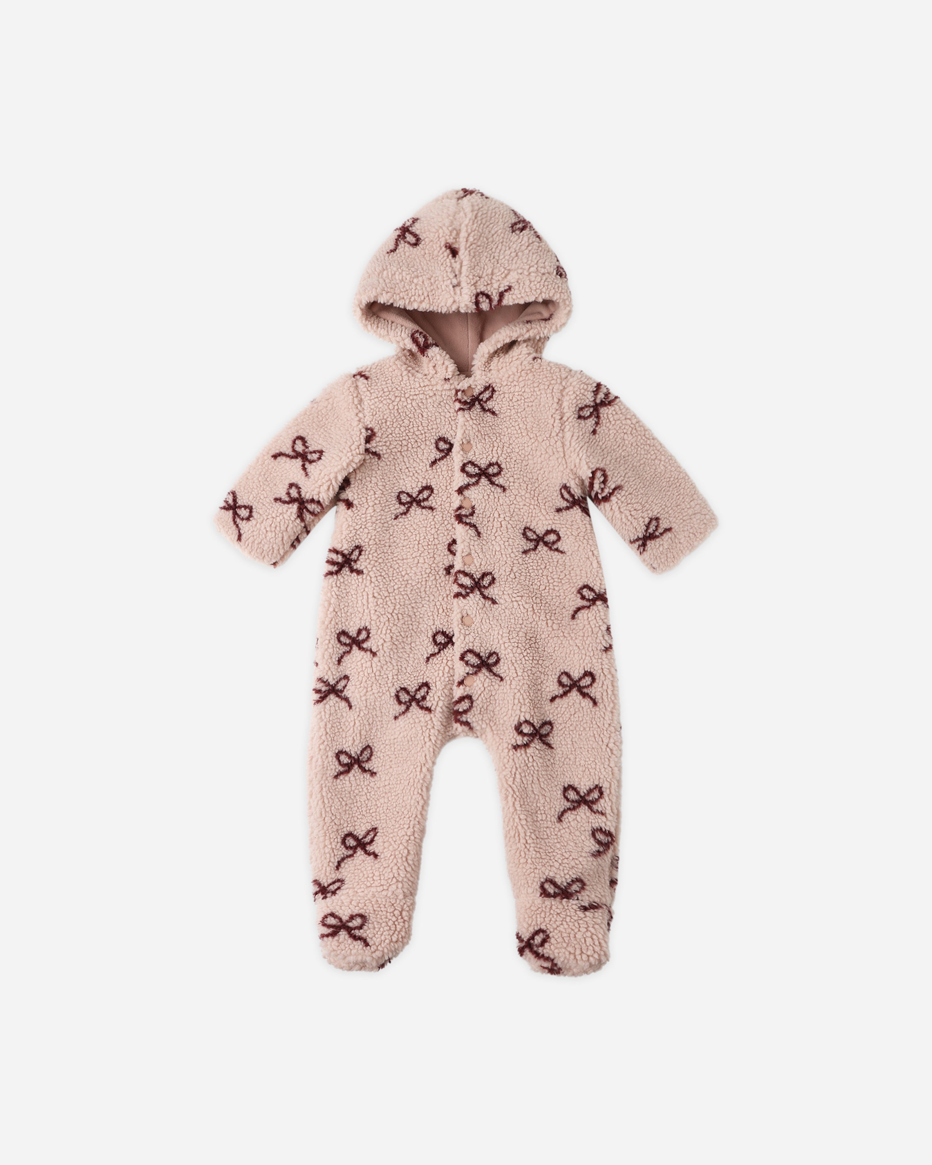 Rylee + Cru Fleece Jumpsuit - Bows
