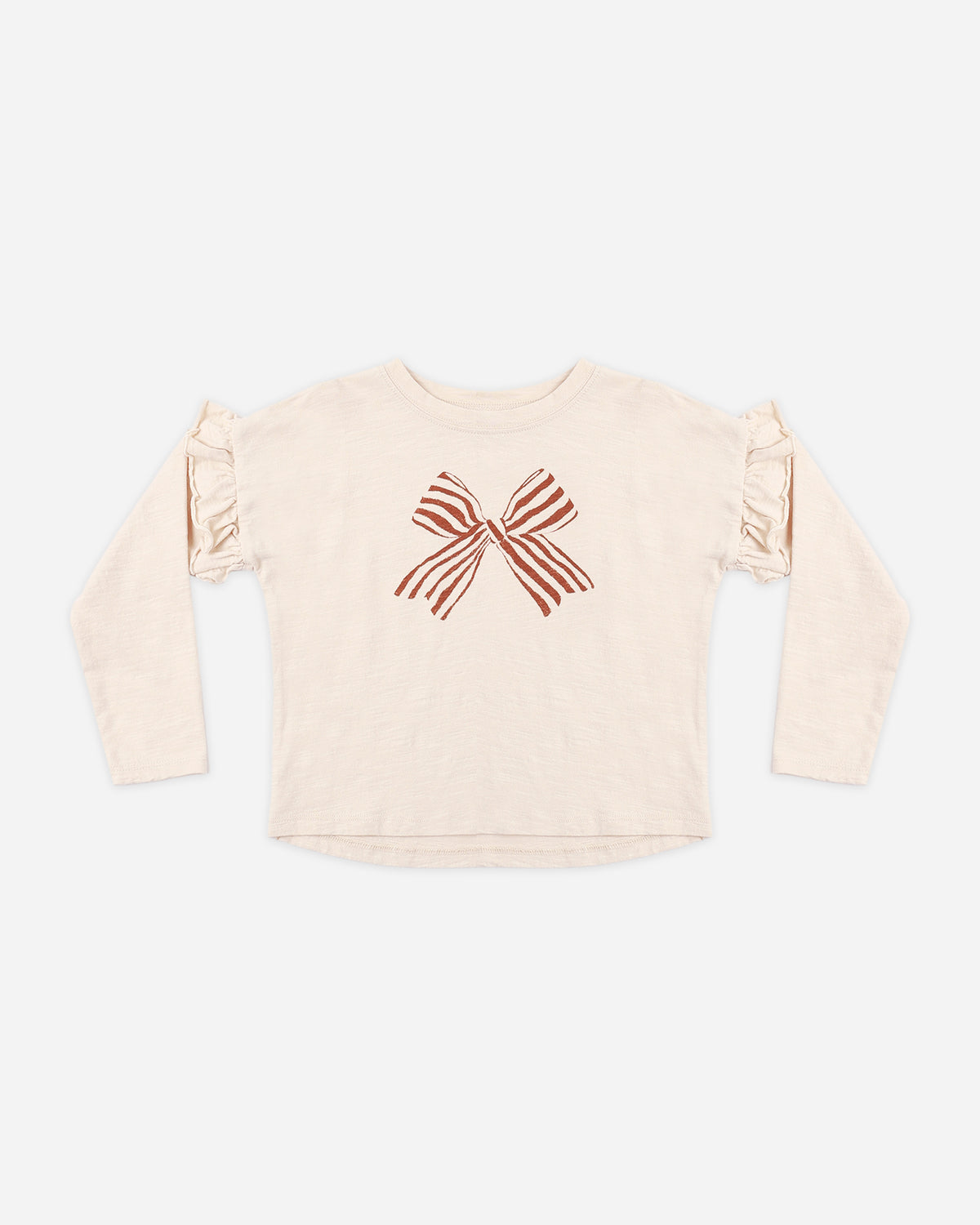 Rylee + Cru Ruffle Long Sleeve Tee - Bow