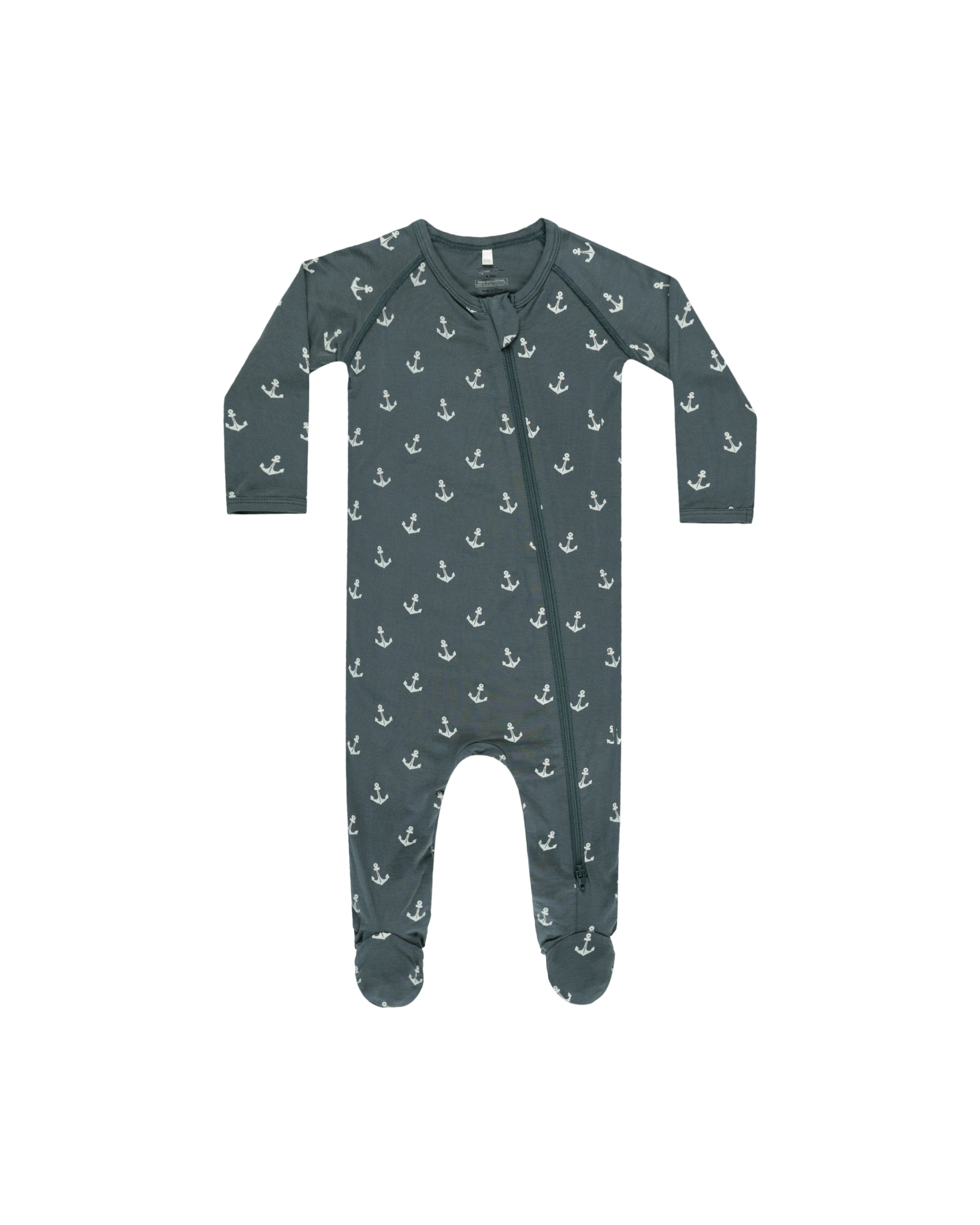Rylee + Cru Footed Pajamas - Anchors