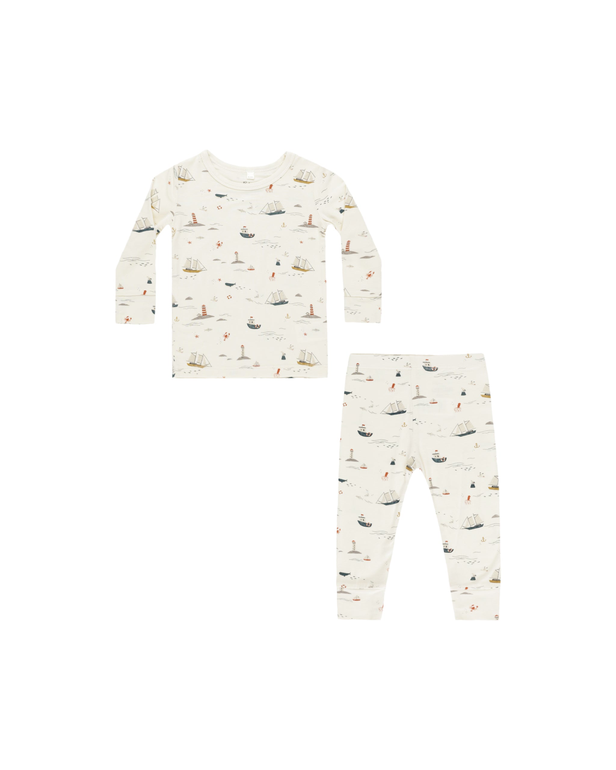 Rylee + Cru Long Sleeve Pajamas - Nautical