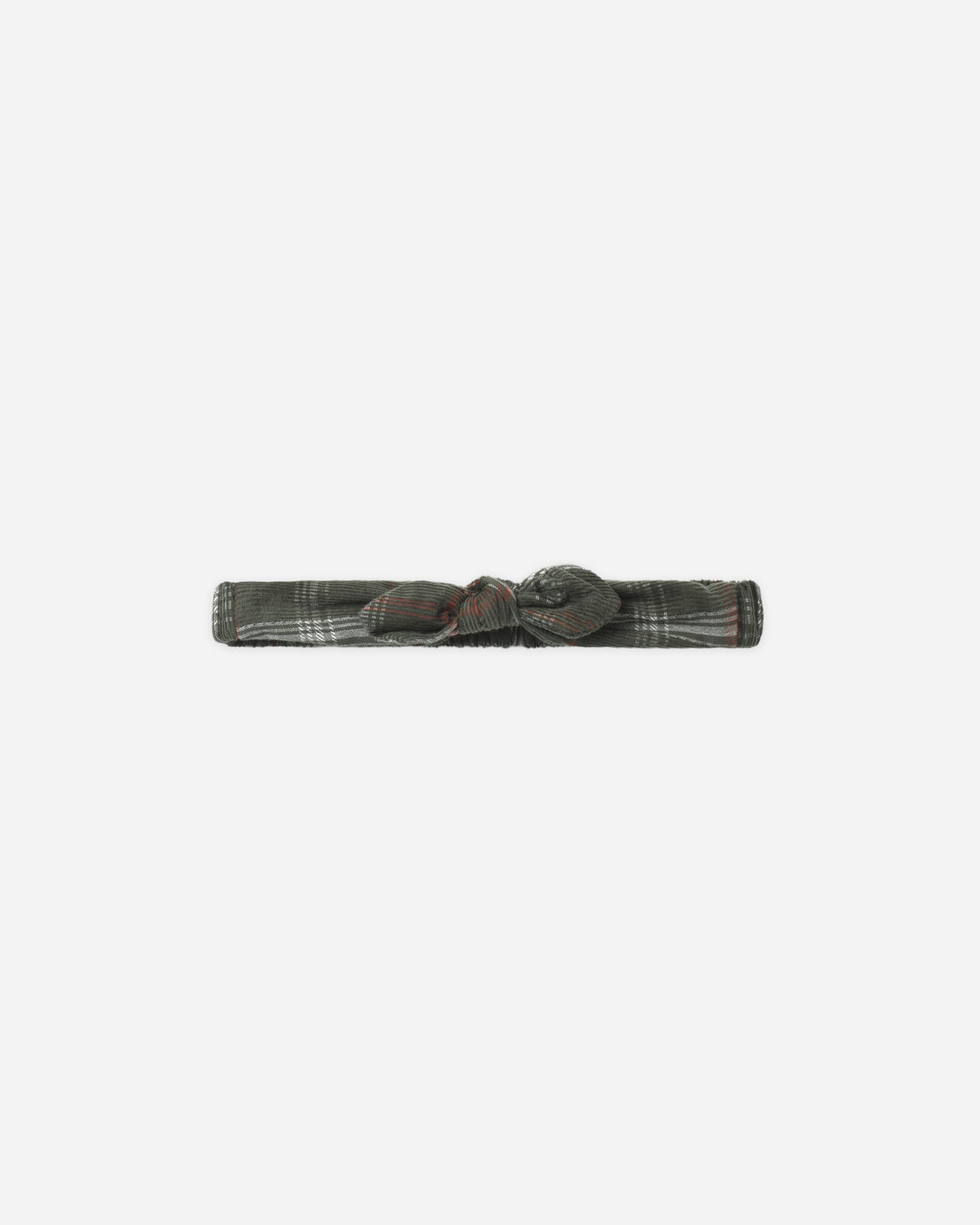 Rylee + Cru Baby Bow Headband - Holiday Plaid