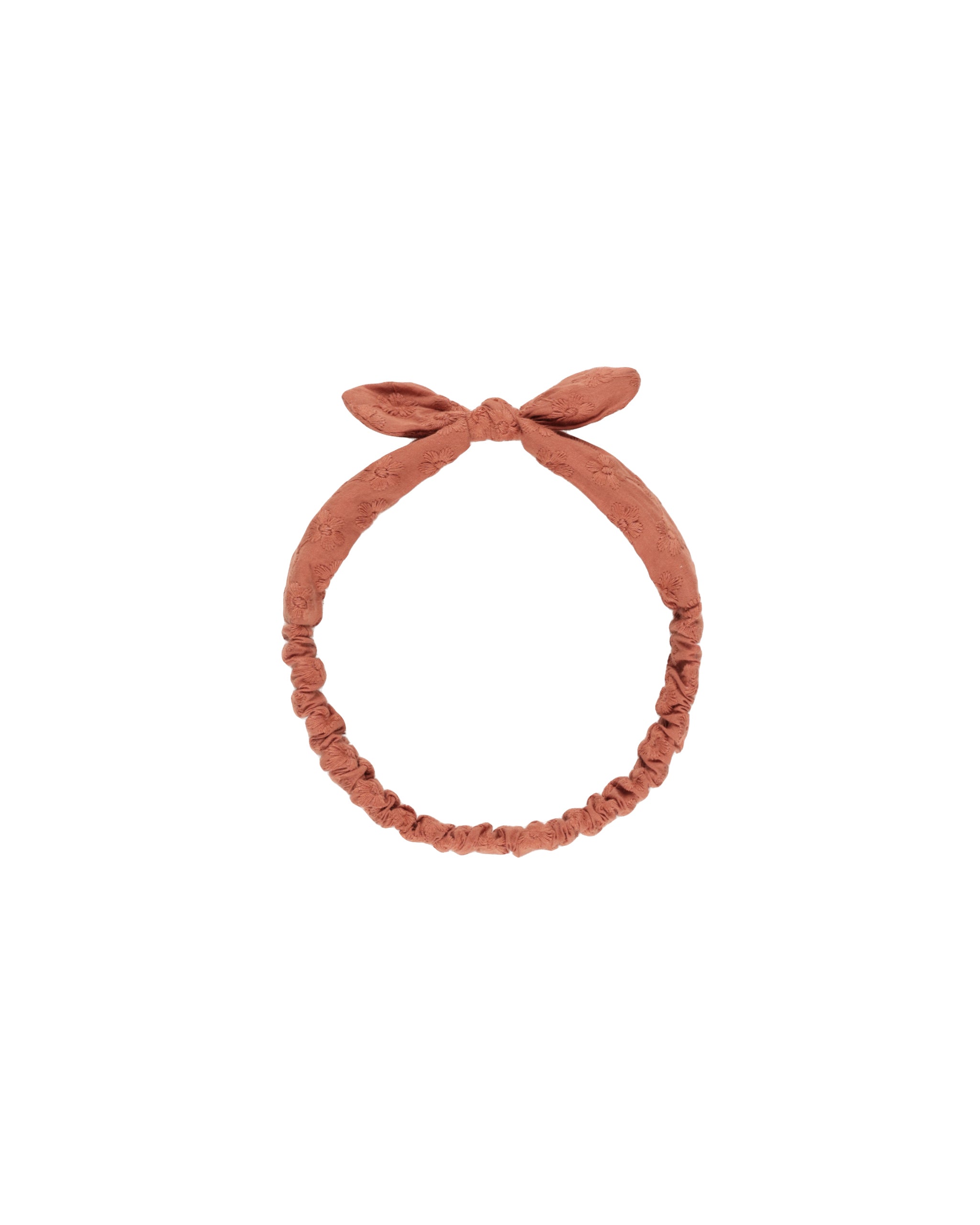 Rylee + Cru Baby Bow Headband - Poppy