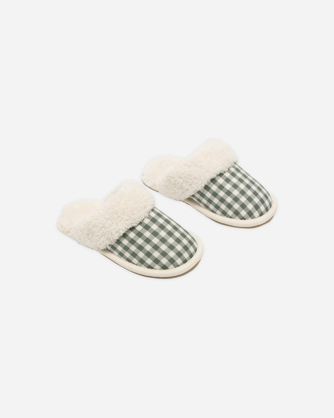 Rylee + Cru Slippers - Evergreen Gingham