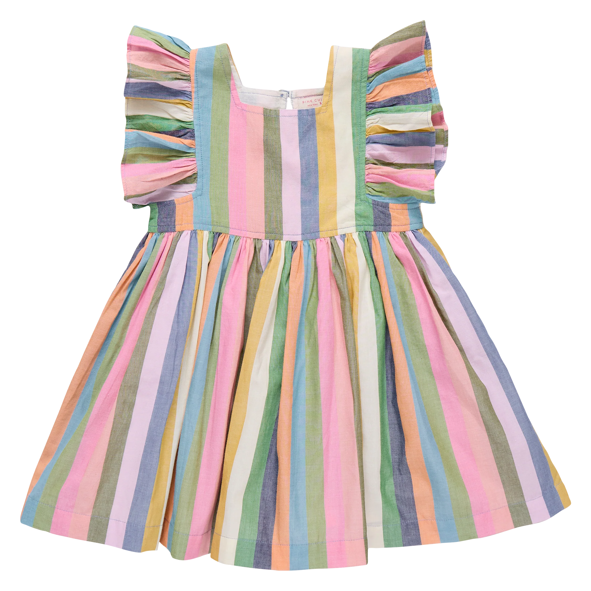 Pink Chicken Girls Elsie Dress - Parade Stripe