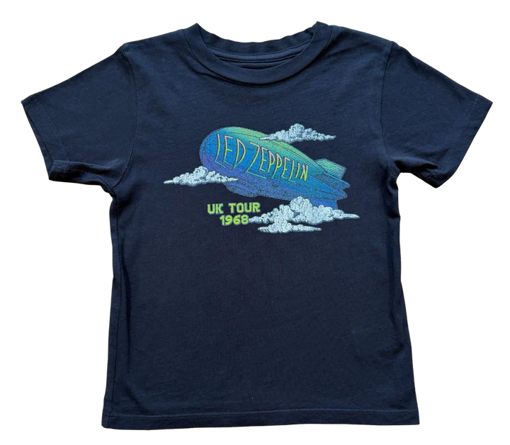 Rowdy Sprout Led Zeppelin Tour Tee - Black