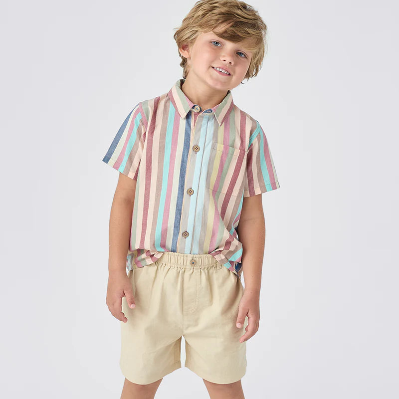 Pink Chicken Boys Jackson Short - Khaki