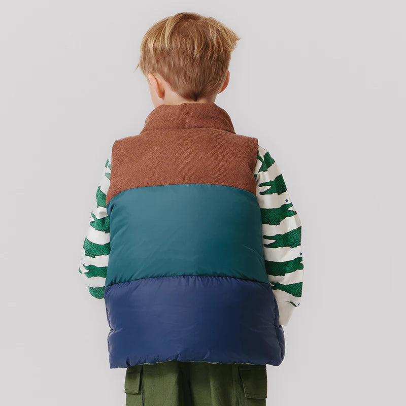 Pink Chicken Kids Reversible River Vest - Green Camo