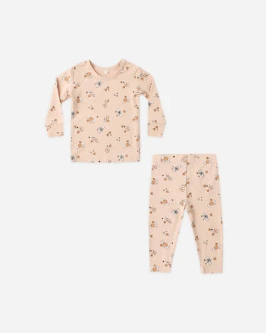 Quincy Mae Bamboo Pajama Set - Candy