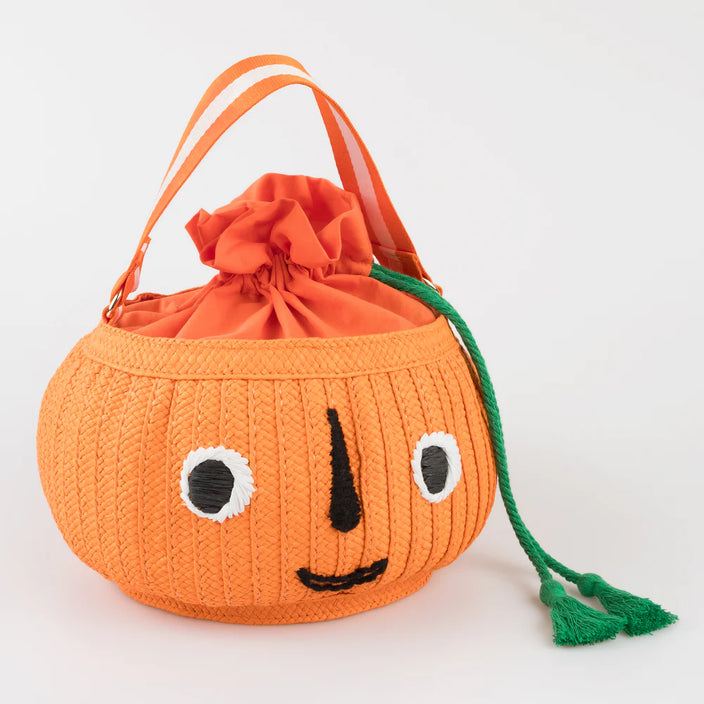 Meri Meri Trick or Treat Pumpkin Basket Bag