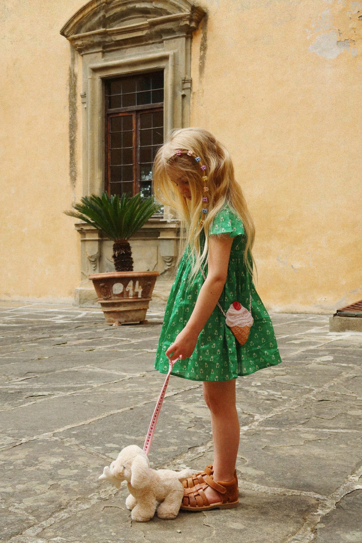 Konges Slojd Cami Smock Dress - Vida Verde