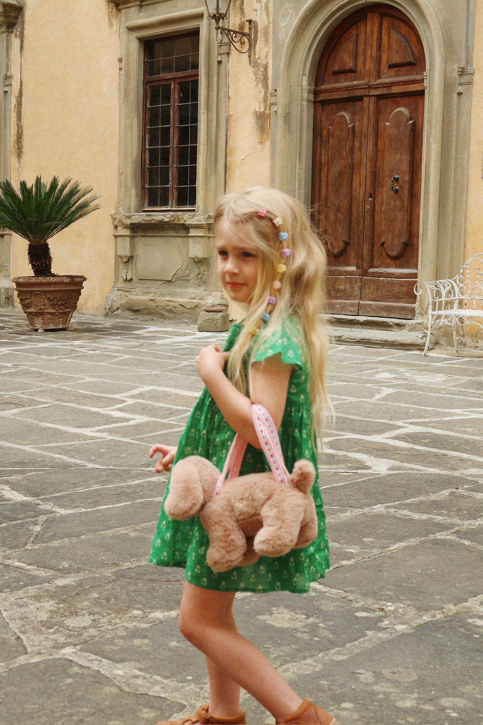 Konges Slojd Cami Smock Dress - Vida Verde