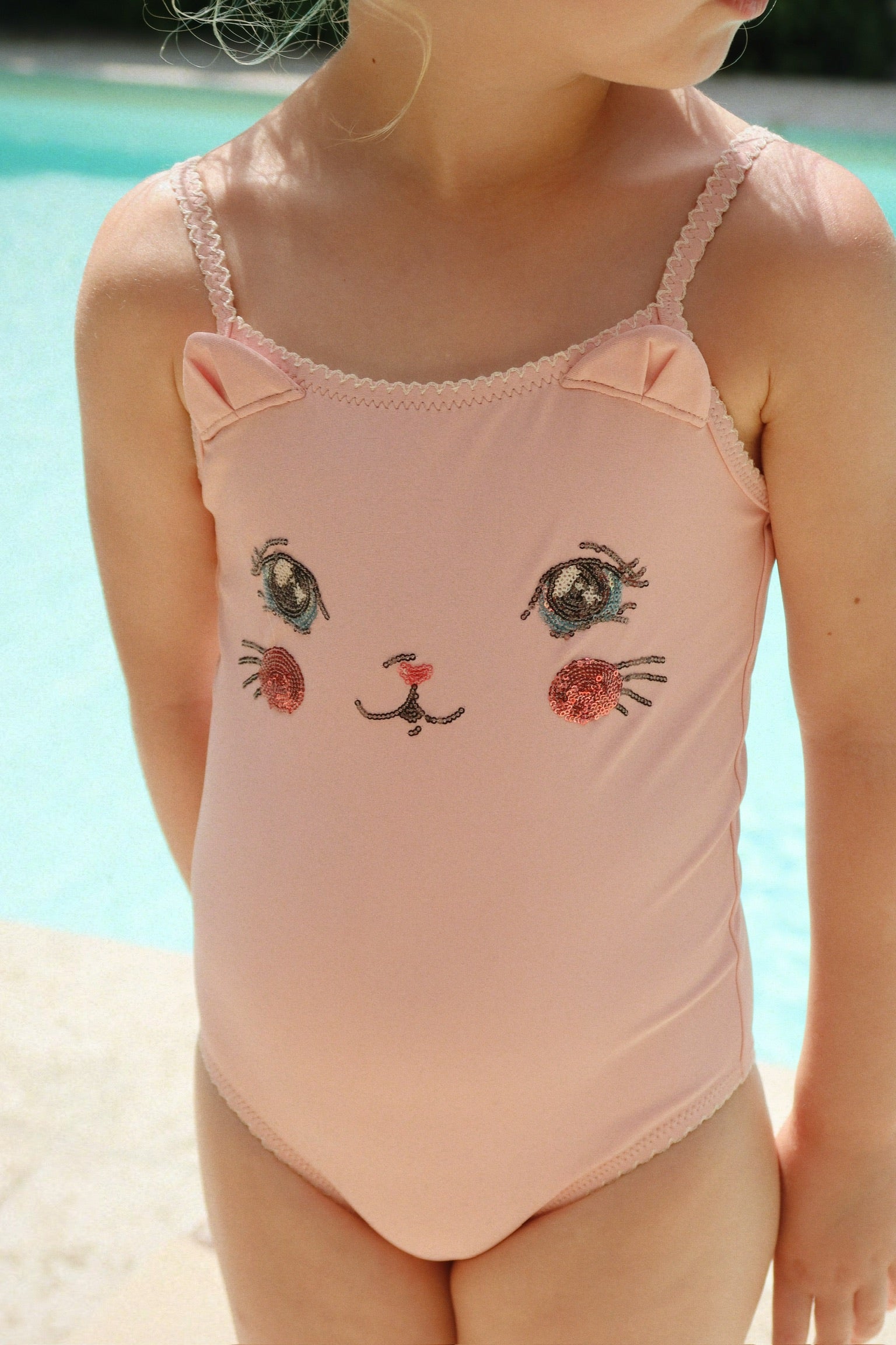 Konges Slojd Kitty Swimsuit - Powder Pink