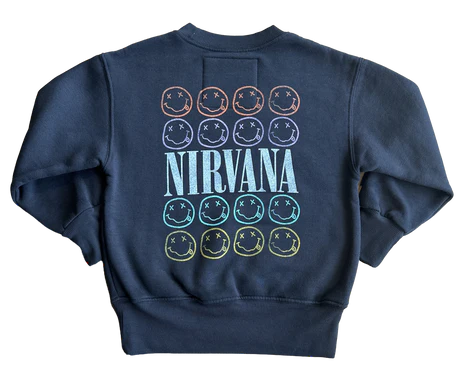 Rowdy Sprout Nirvana Smiley Crewneck