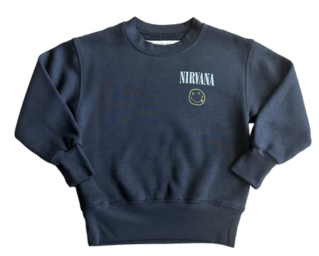 Rowdy Sprout Nirvana Smiley Crewneck