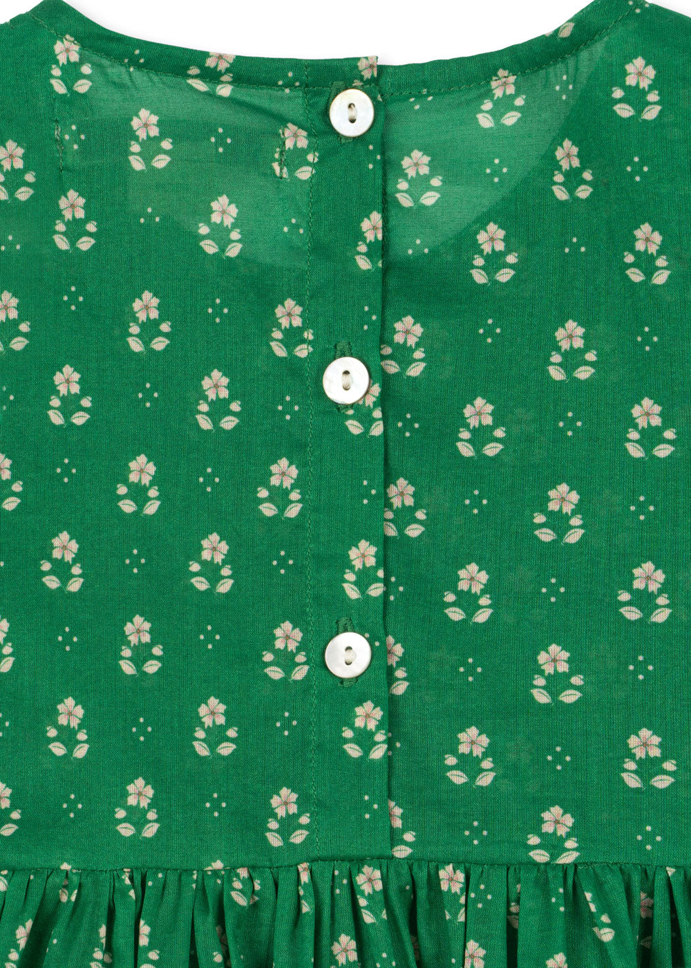 Konges Slojd Cami Smock Dress - Vida Verde