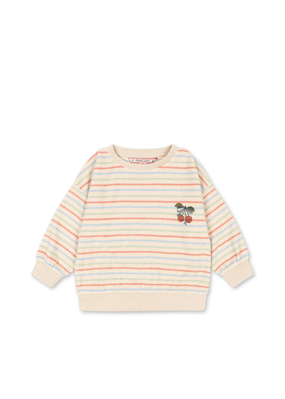 Konges Slojd Itty Rib Sweatshirt - Confetti Stripe