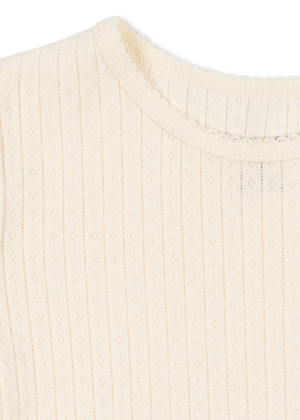 Konges Slojd Minnie Blouse Short Sleeve - Buttercream