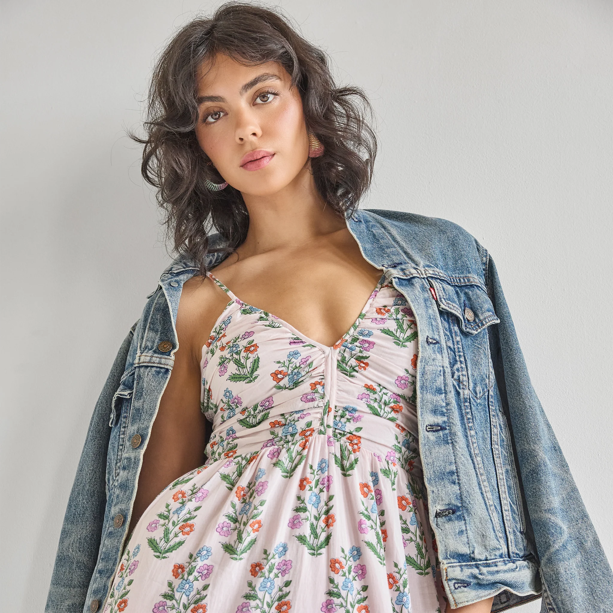 Pink Chicken Women's Hope Dress - Pink Dewdrop Block Print