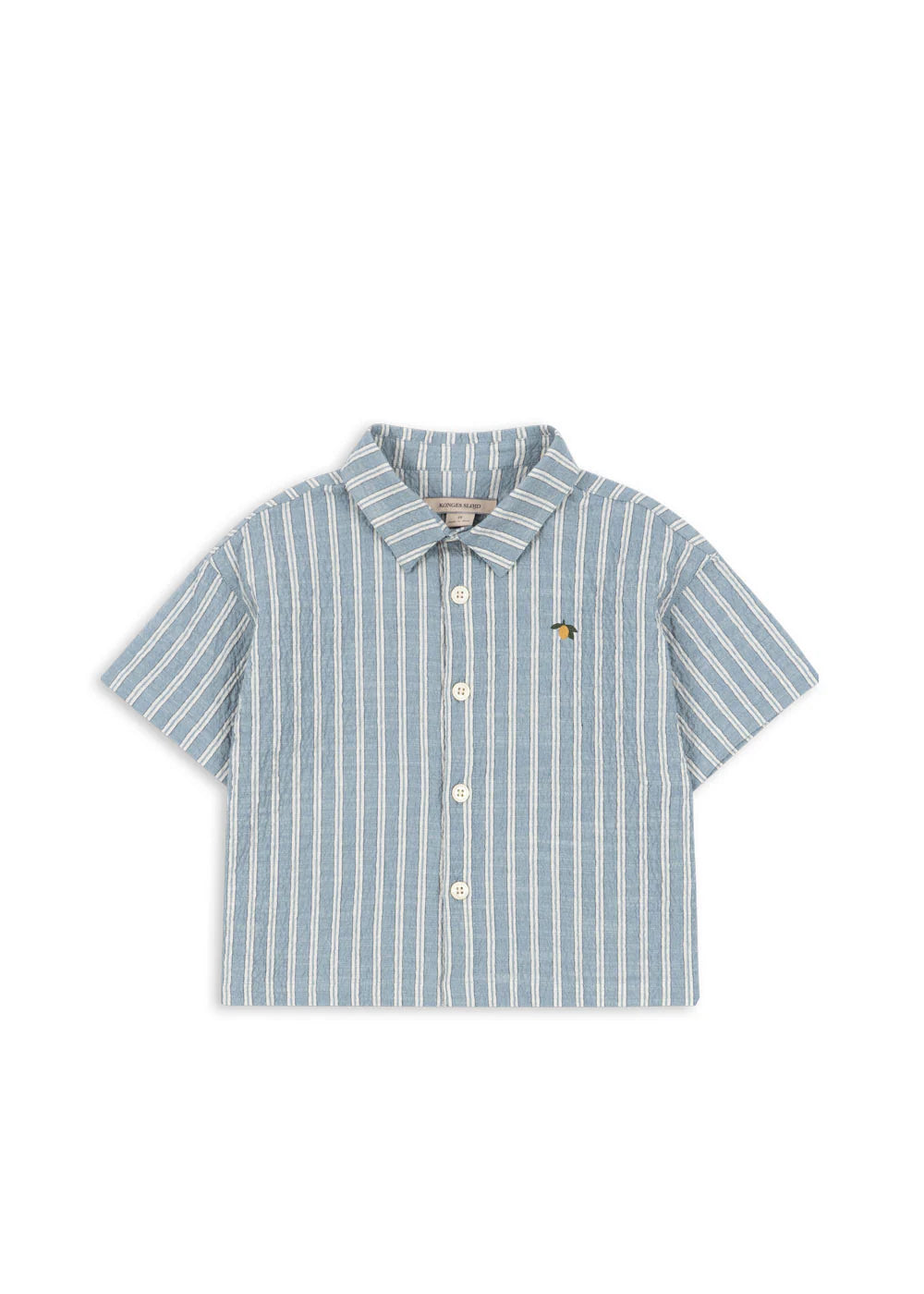 Konges Slojd Elliot Short Sleeve Shirt - Trio Bleu Stripe