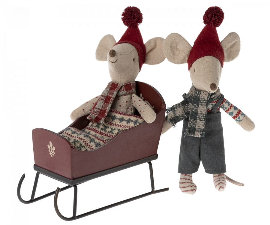 Maileg Sleigh - Red