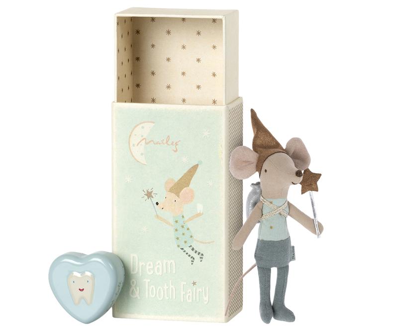 Maileg Tooth Fairy Mouse - Blue, Big Brother