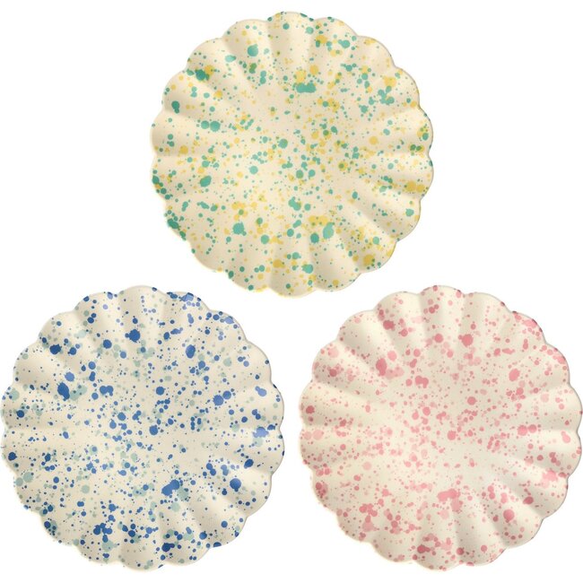Meri Meri Large Speckled Reusable Bamboo Plates