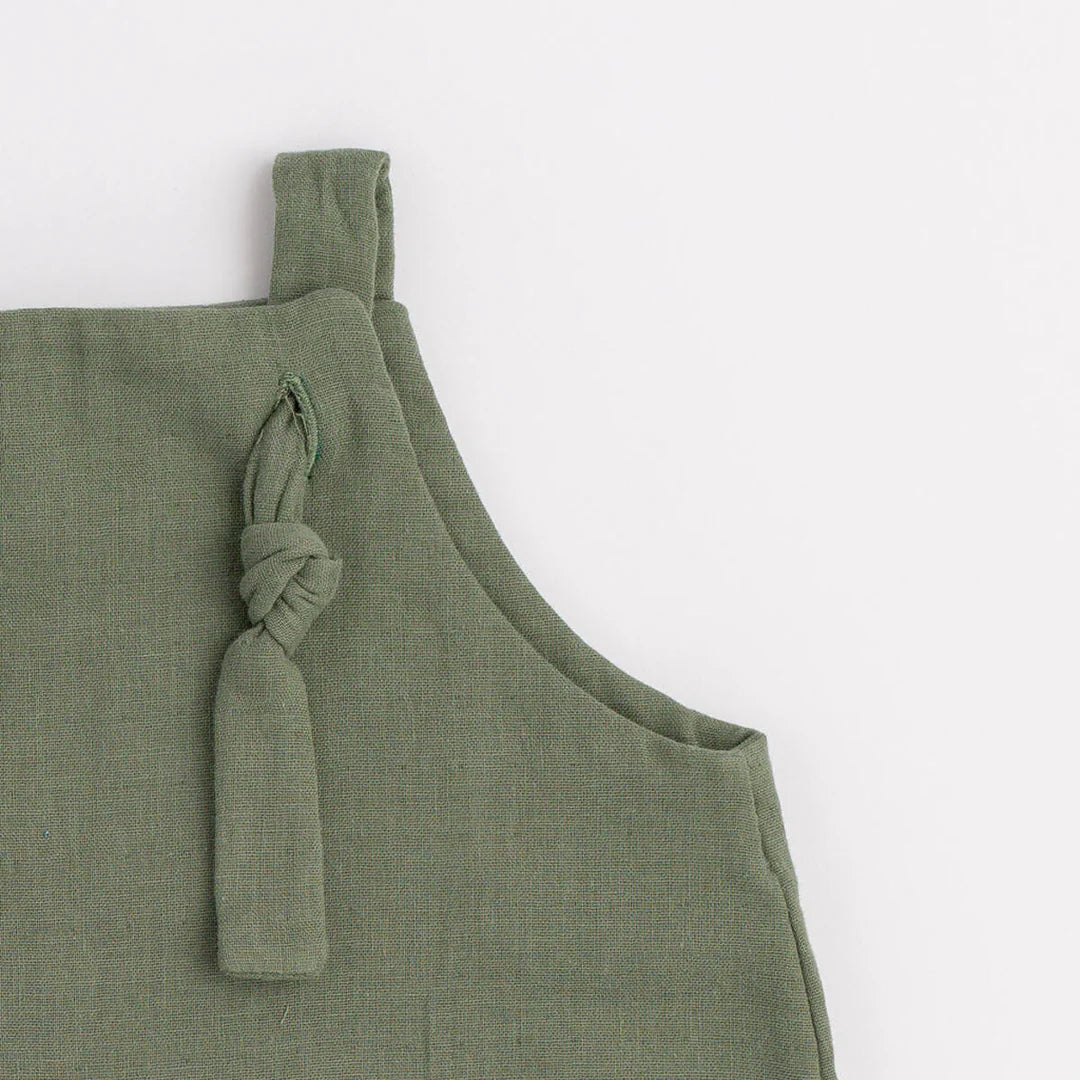 Thimble Knotted Shortall - Fern Gauze