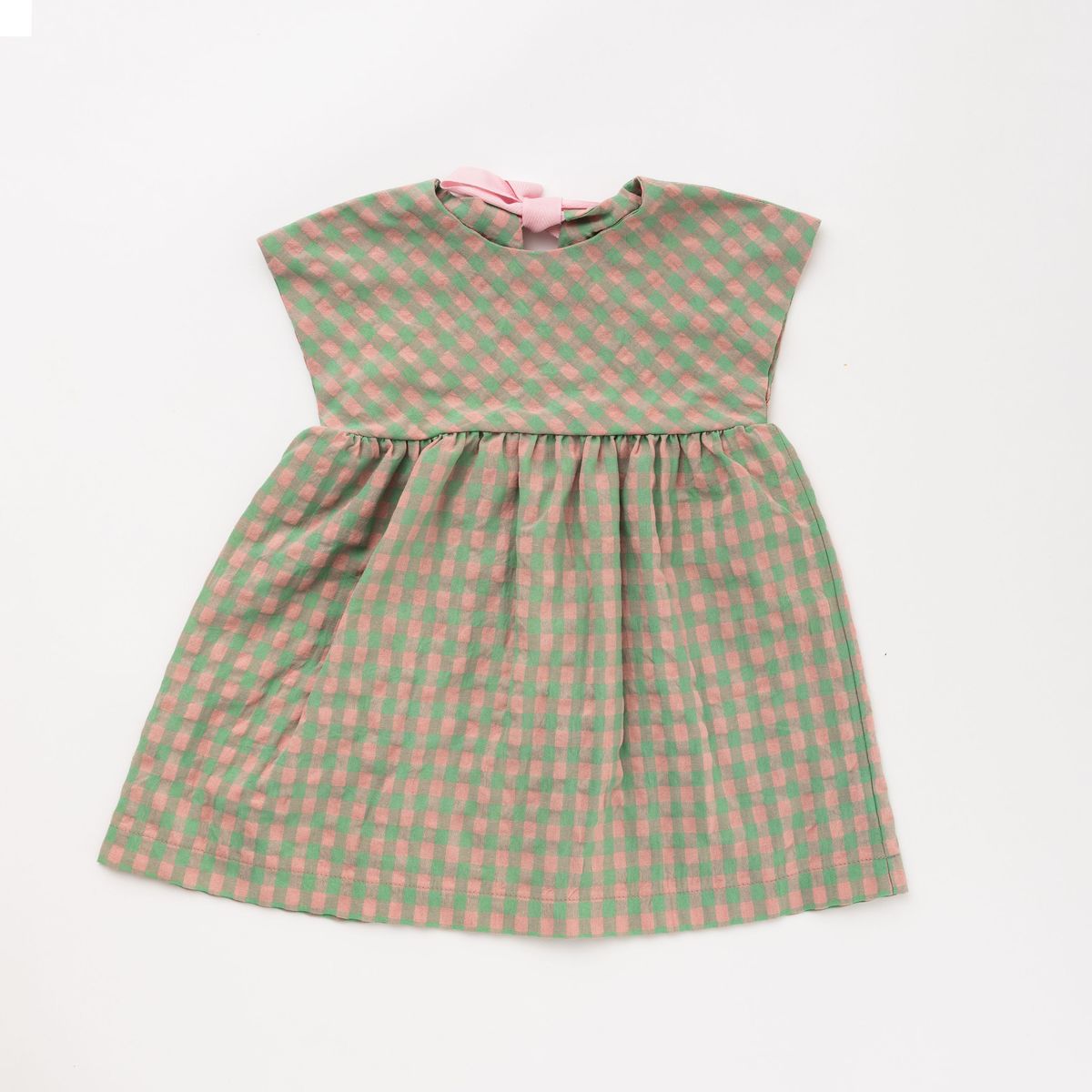 Thimble Collection Picnic Dress - Clover Gingham