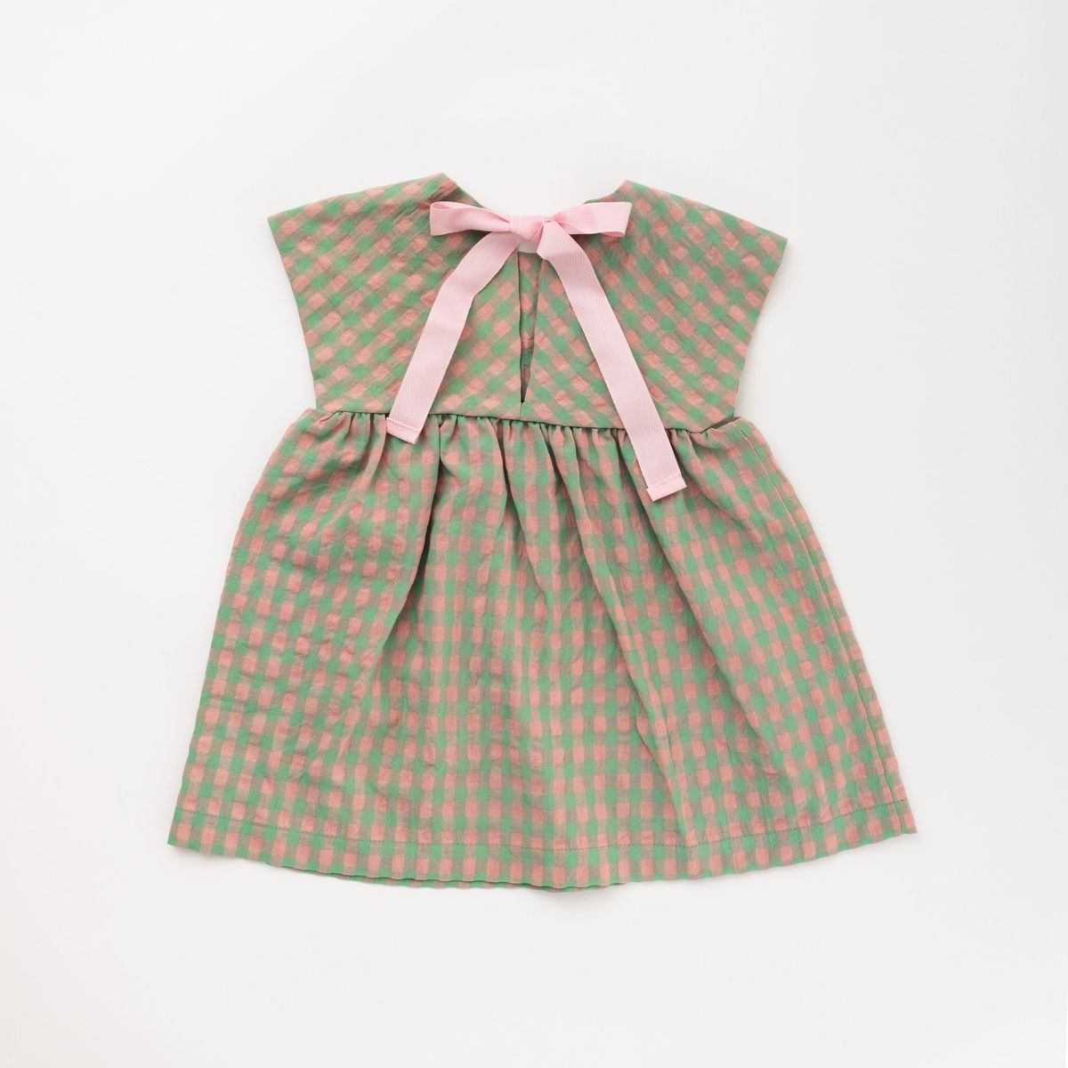 Thimble Collection Picnic Dress - Clover Gingham