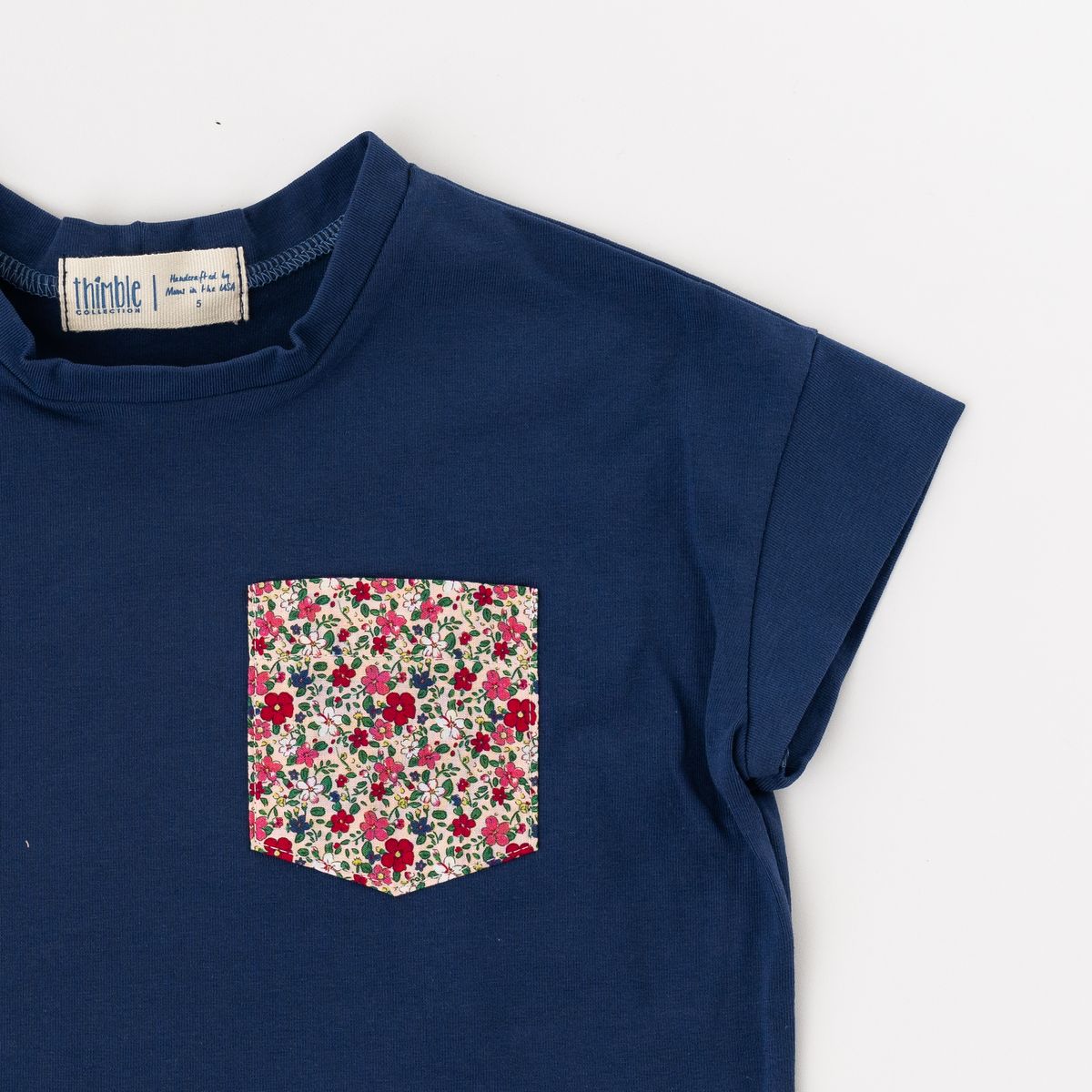 Thimble Modern Tee - Marine Posy