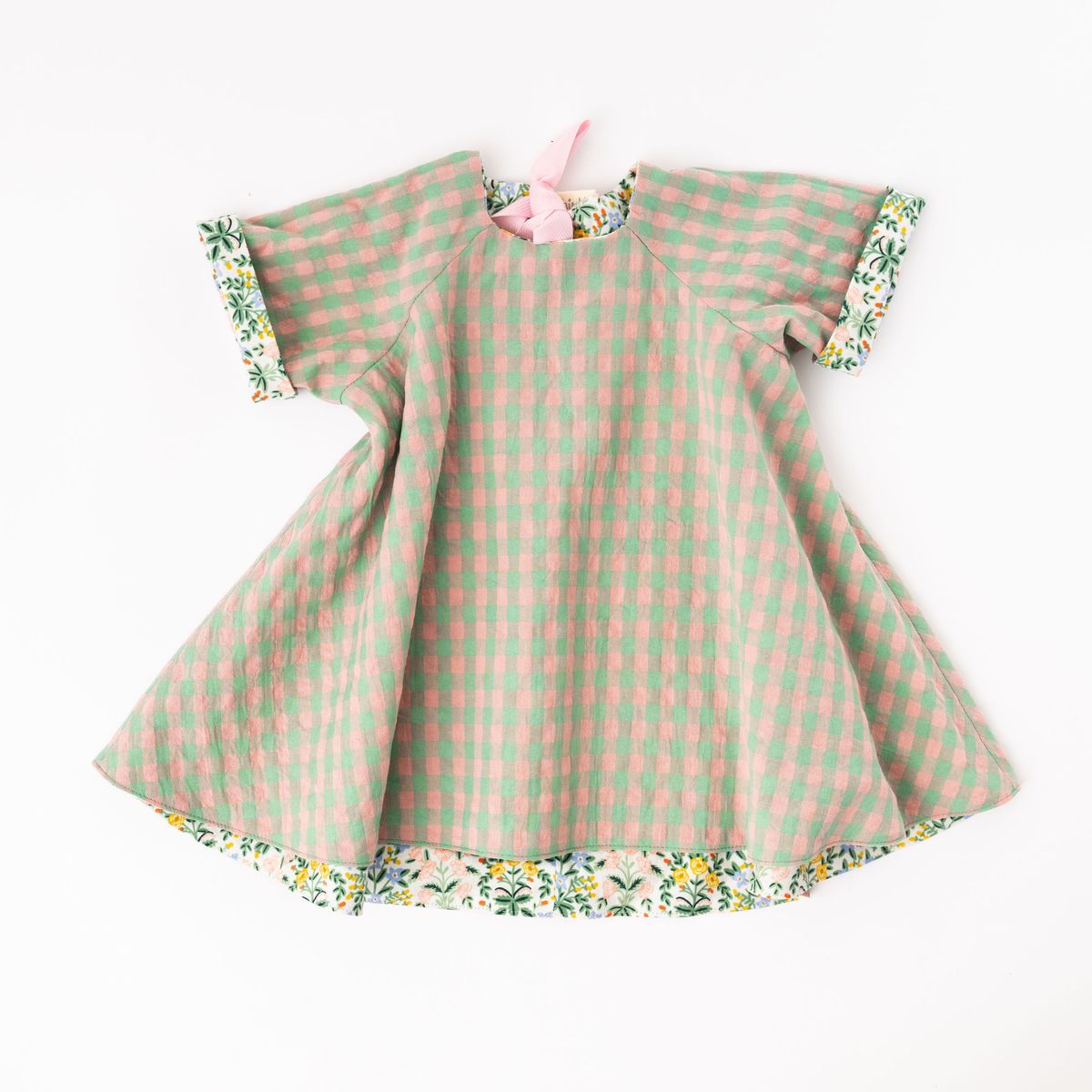 Thimble Collection Reversible Swing Tunic - Clover Blooms