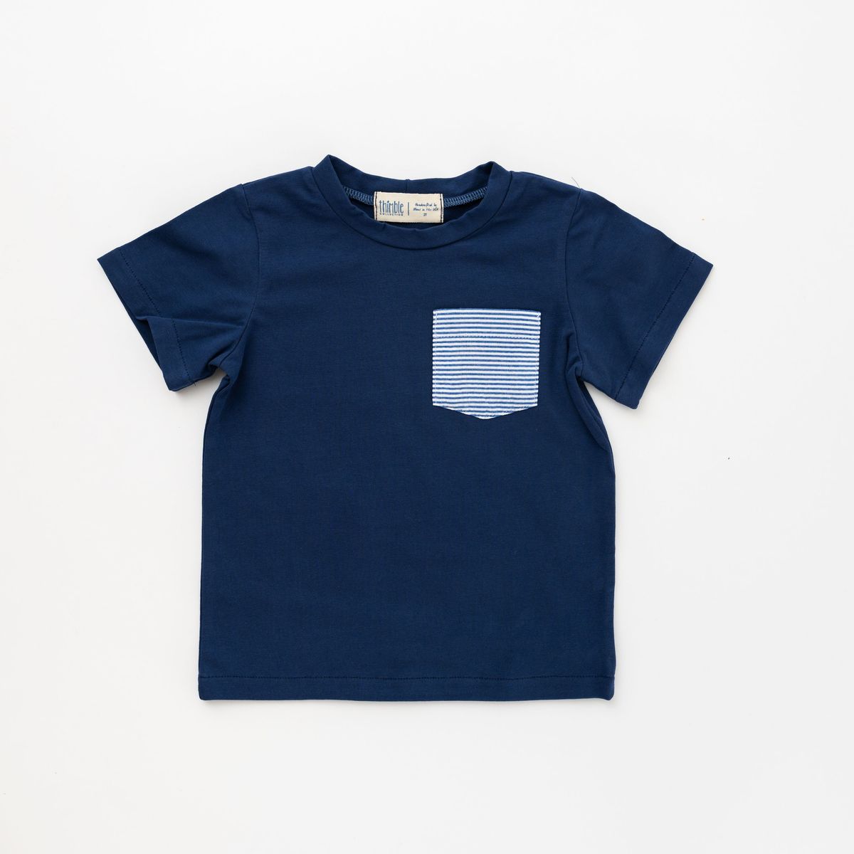 Thimble Classic Pocket Tee - Azure Marine