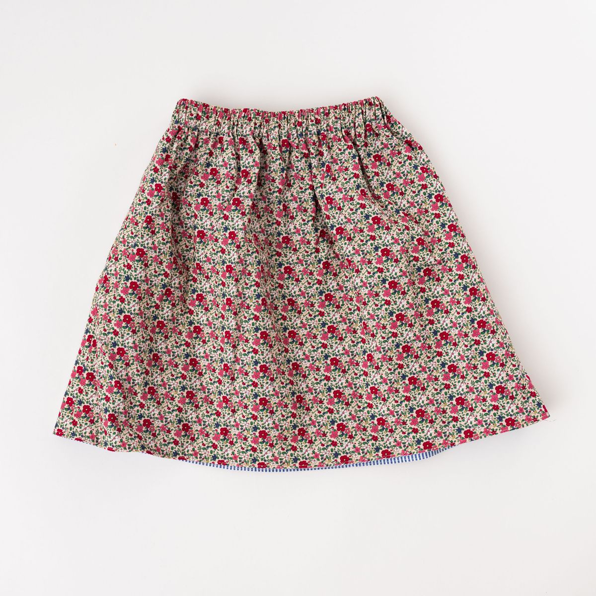 Thimble Reversible Skirt - Azure Posy