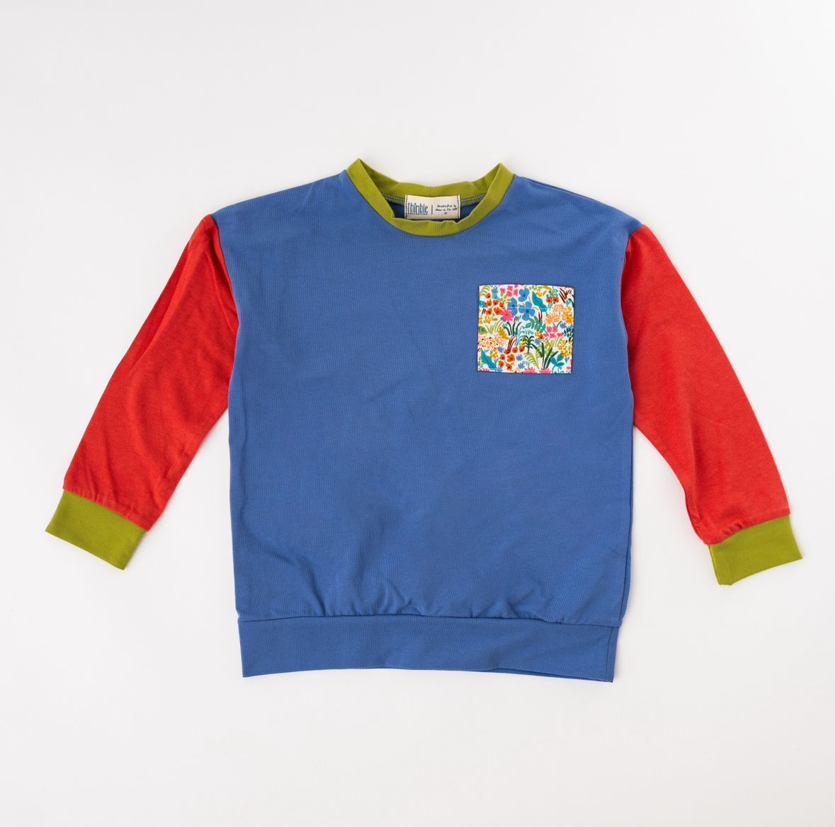 Thimble Modern Sweatshirt - Wildflower Colorblock