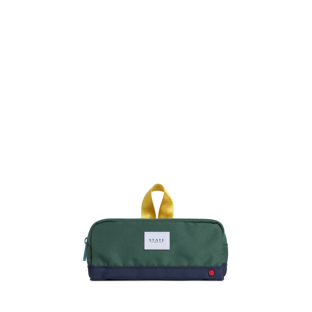 STATE Clinton Pencil Case - Green/Navy