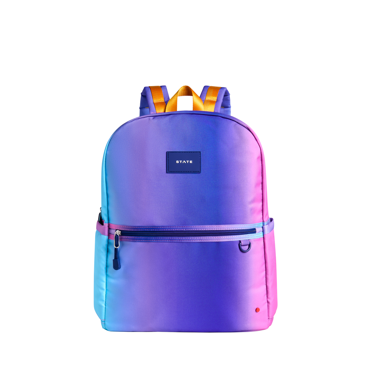 STATE Kane Double Pocket Large Backpack - Blue/Pink Gradient