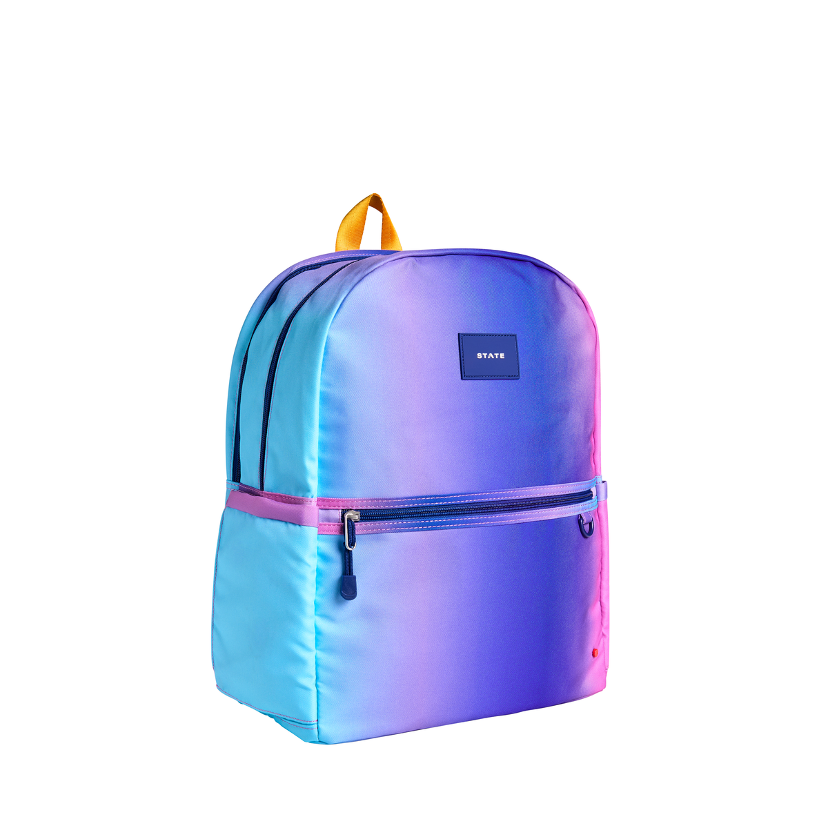 STATE Kane Double Pocket Large Backpack - Blue/Pink Gradient