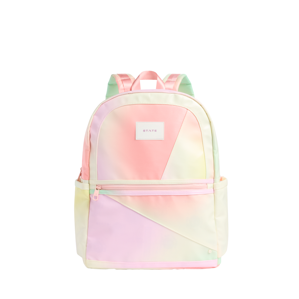 STATE Kane Double Pocket Large Backpack - Tie Dye Patchwork
