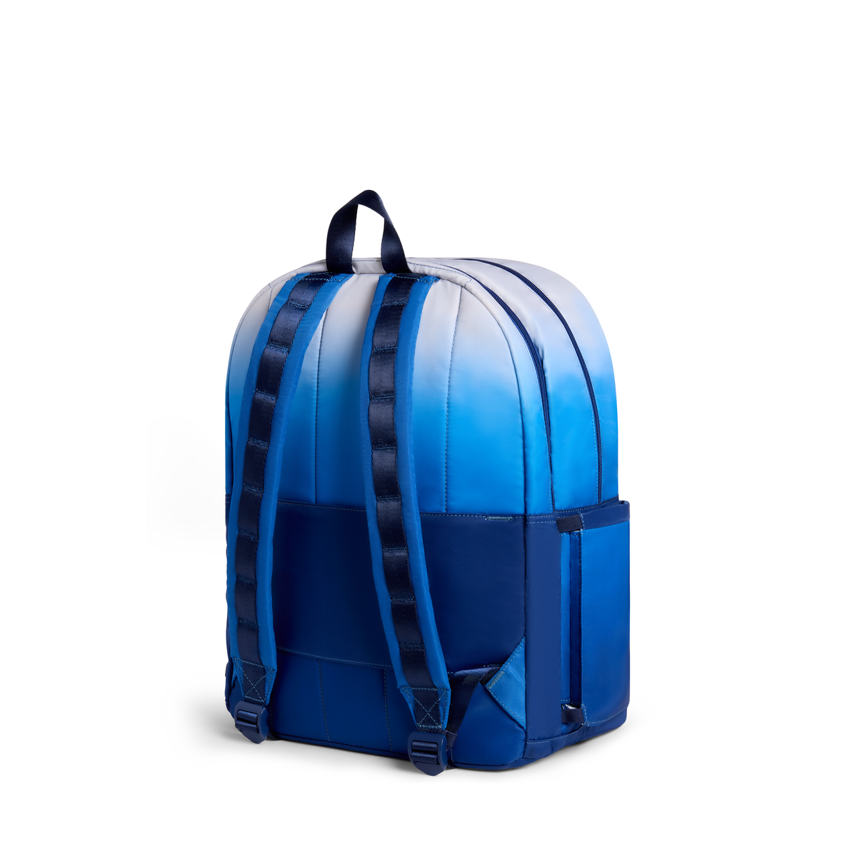STATE Kane Double Pocket Large Backpack - Blue Gradient Diagonal Zipper