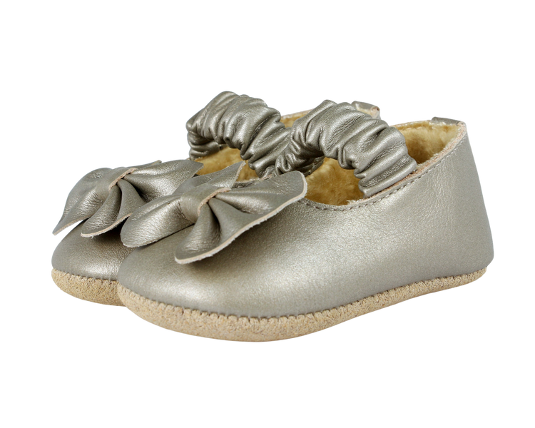 Donsje Infant Neni Lining Shoe - Champagne Metallic Leather