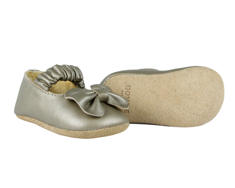 Donsje Infant Neni Lining Shoe - Champagne Metallic Leather