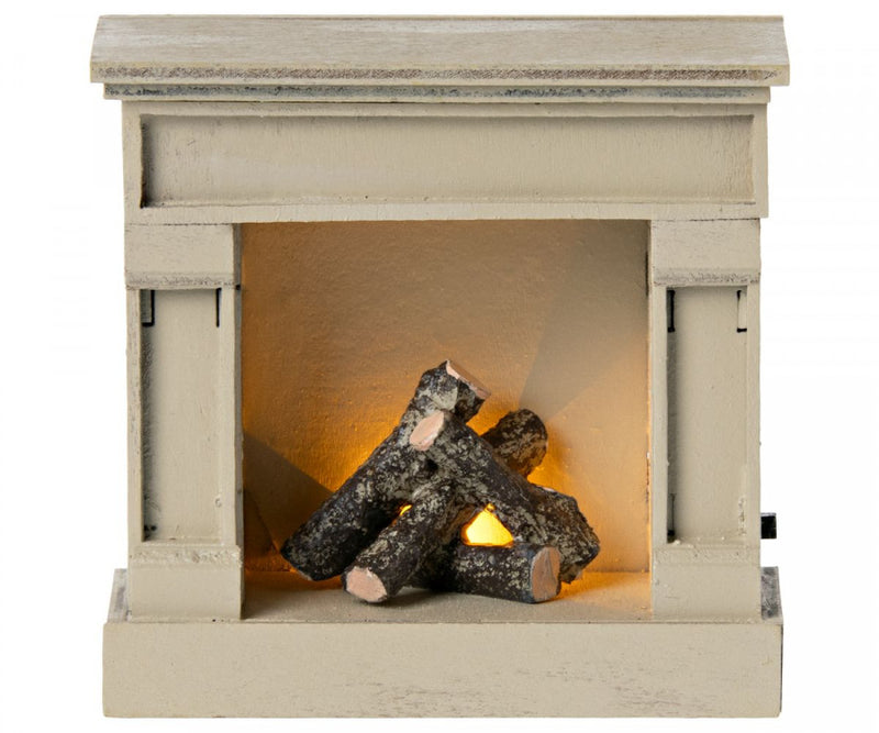 Maileg Fireplace - Vintage Off-White