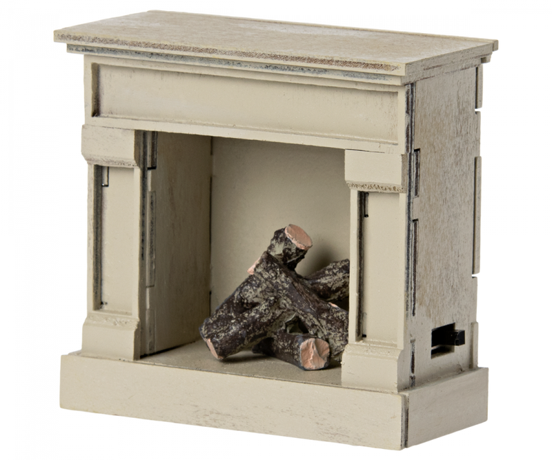 Maileg Fireplace - Vintage Off-White