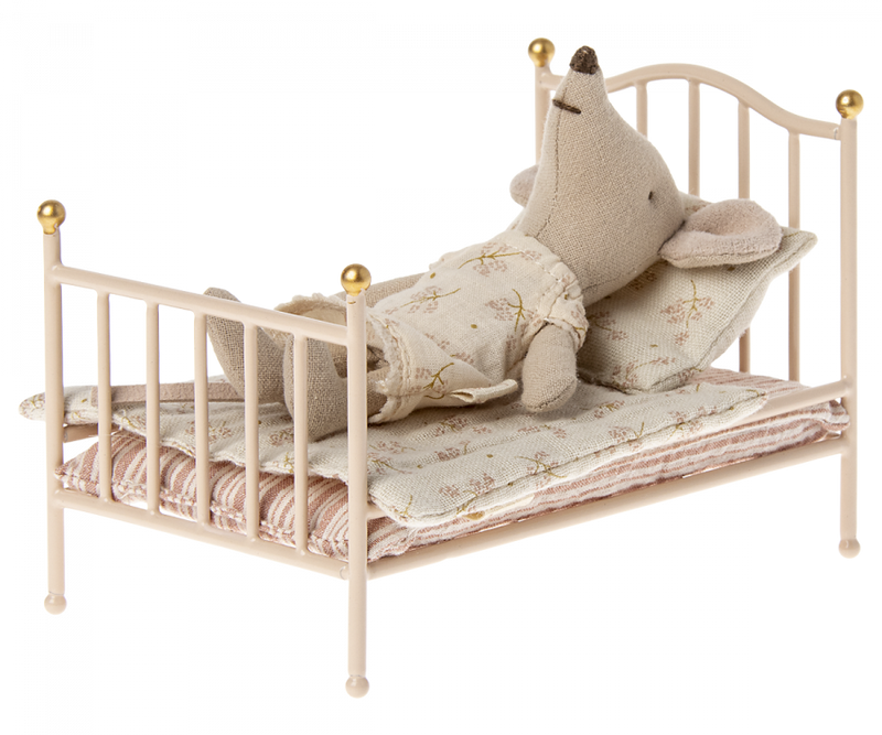 Maileg Vintage Bed - Mouse - Rose