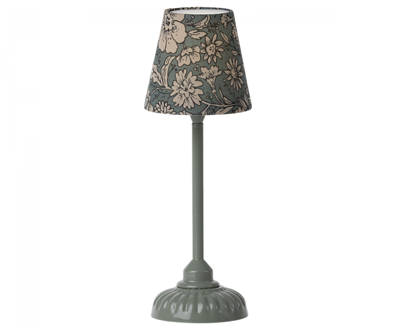 Maileg Vintage Floor Lamp - Small - Dark Mint