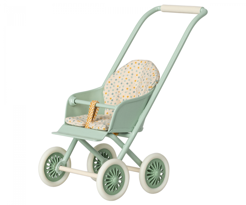 Maileg Stroller, Micro - Mint