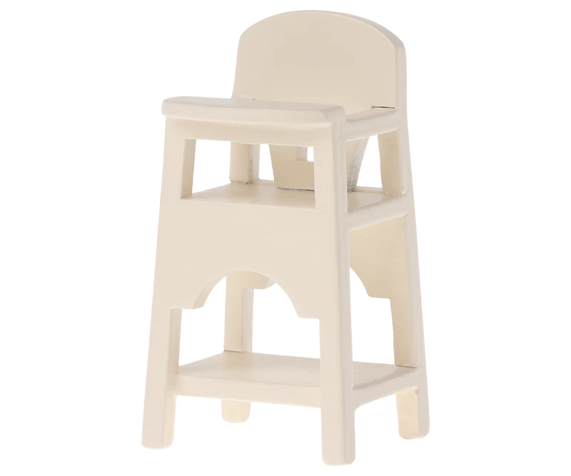 Maileg High Chair, Mouse - Off White